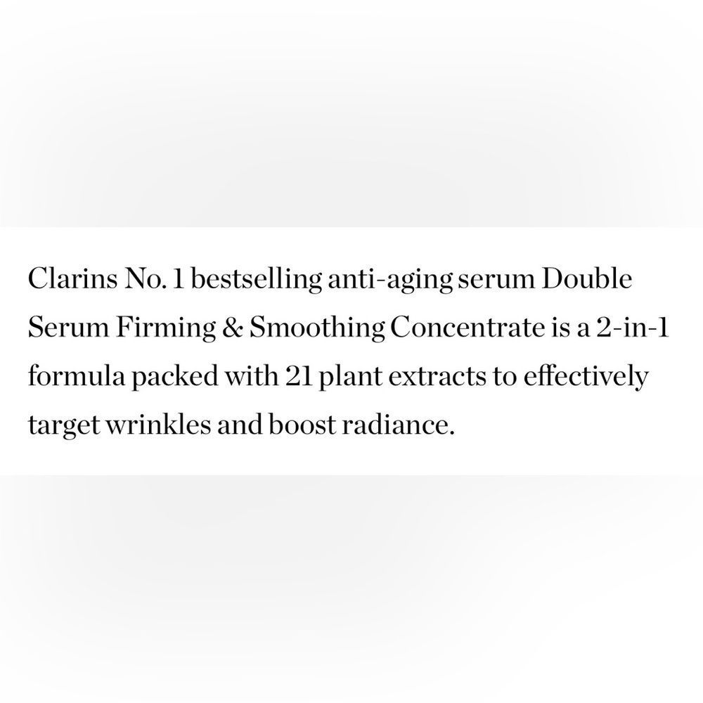 LAST 1! Clarins Double Serum Firming & Smoothing Concentrate 🪞 NEW - Picture 9 of 12